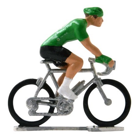 Green jersey H-W - Miniature cyclists