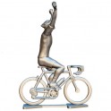 Custom made renner winnaar + wielen + fiets HDW-WB - Miniatuur wielrennertjes