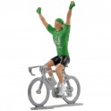 Groene trui winnaar HDW - Miniatuur wielrennertjes