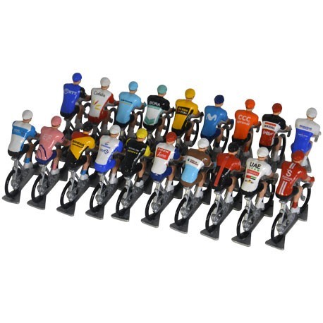 Set Worldtour 2020 H-W - Figurines cyclistes miniatures