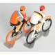 Custom made cyclist N + bike - Miniature cyclists