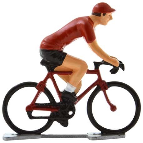 Red jersey K-WB - Miniature cycling figures