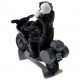 Motor met bestuurder en cameraman - Miniatuur wielrenners