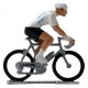 Maillot blanc H-W - Cyclistes figurines