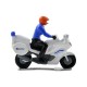 Moto de police avec conducteur - Cyclistes miniatures
