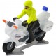 Police motorbike the Netherlands with driver - Miniature cyclist figurines