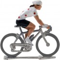 Polka-dot jersey HDF - Miniature cycling figures
