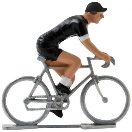 Molteni black - Miniature racing cyclists