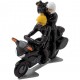 Motorbike with driver and cameraman custom - Miniature cyclist figurines