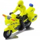 Moto de police Royaume-Uni avec conducteur - Cyclistes miniatures