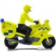 Moto de police Royaume-Uni avec conducteur - Cyclistes miniatures