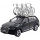Carrier with 3 bikes - Miniature cyclist figurines