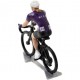 Custom made female cyclist + wheels + bike HF-WB - Miniature cyclists