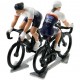 Custom made female cyclist + wheels + bike HF-WB - Miniature cyclists