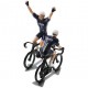Custom made renner winnaar + wielen + fiets HW-WB - Miniatuur wielrennertjes