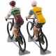 Miniature cyclist figurines
