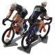 Custom made renner + wielen + fiets H-WB - Miniatuur wielrennertjes