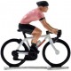 Custom made female cyclist + wheels + bike HDF-WB - Miniature cyclists