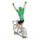 Green jersey winner HW - Miniature cyclists