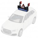 Accessory for car with red flag-race - Miniature cyclist figurines