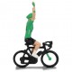 Groene trui Jumbo-Visma winnaar HDW-WB - Miniatuur wielrennertjes