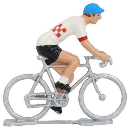 Champion of Croatia - Miniature cyclist figurines