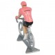 Maillot rose H - Figurines cyclistes miniatures