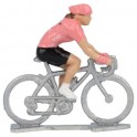 pink jersey HF - Miniature cycling figures