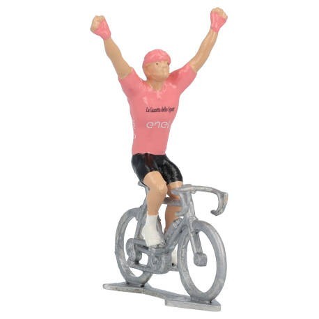 Pink jersey winner HDW - Miniature cyclists