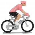 Pink jersey H-W - Miniature cycling figures