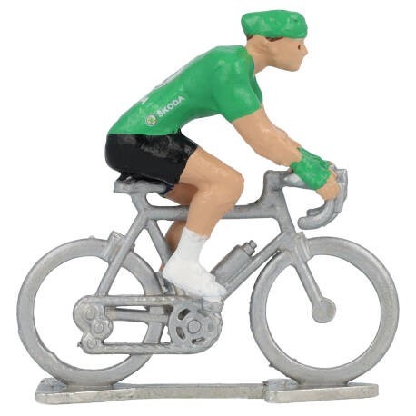 Maillot vert H - Cyclistes figurines