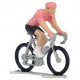 Pink jersey H-W - Miniature cycling figures