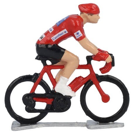 Maillot rouge Remco Evenepoel H - Figurines cyclistes miniatures