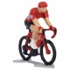 Red jersey Remco Evenepoel H - Miniature cycling figures