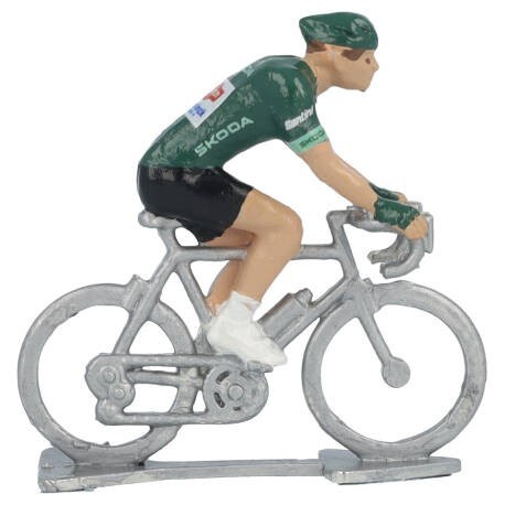 Green jersey 2023 Jasper Philipsen H - Miniature cyclists