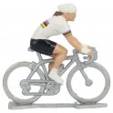 Champion du monde HF - Figurines cyclistes miniatures