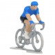 Maillot bleu H - Figurines cyclistes miniatures
