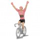 Pink jersey winner Primoz Roglic 2023 HDW - Miniature cyclists