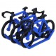 Dakdrager met 3 fietsen geschilderd - Miniatuur wielrenners