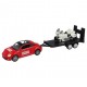 Voertuig Sporza + motoren op aanhangwagen - Miniatuur wagentjes