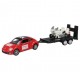Vehicle France TV Sport + motorcycles on trailer - Miniature cars