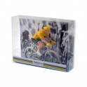 Gift wrap - miniature cyclist figurines